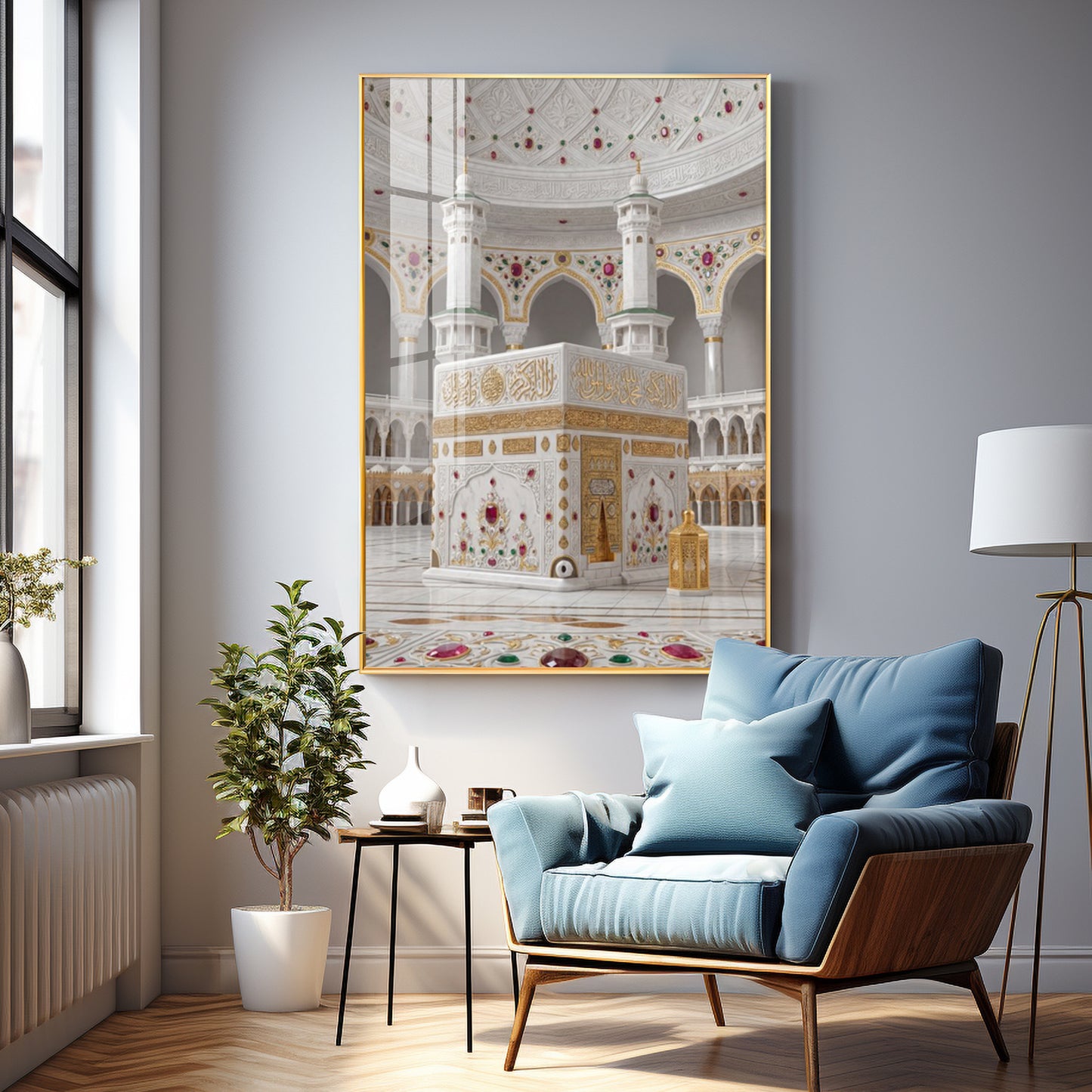 Masjid al-Haram in Mecca Premium Acrylic Vertical Wall Art
