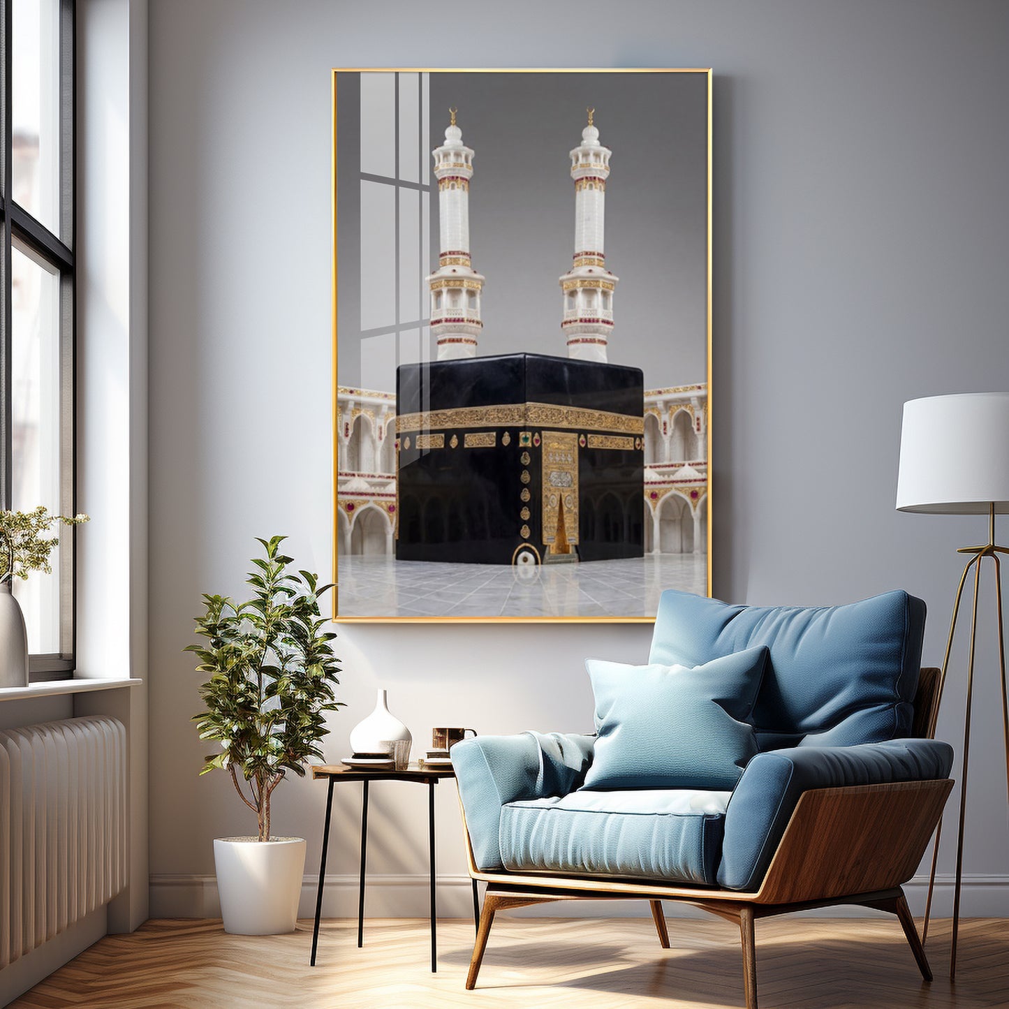 Subhaan Allah Khana Kaba Premium Acrylic Vertical Wall Art