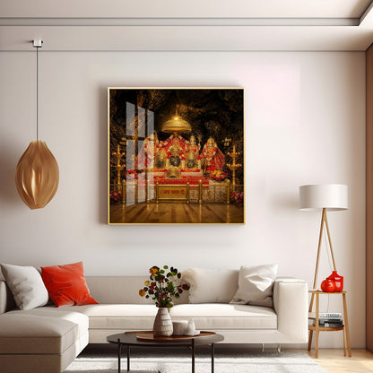 Goddess Vaishno Devi Premium Acrylic Square Wall Art