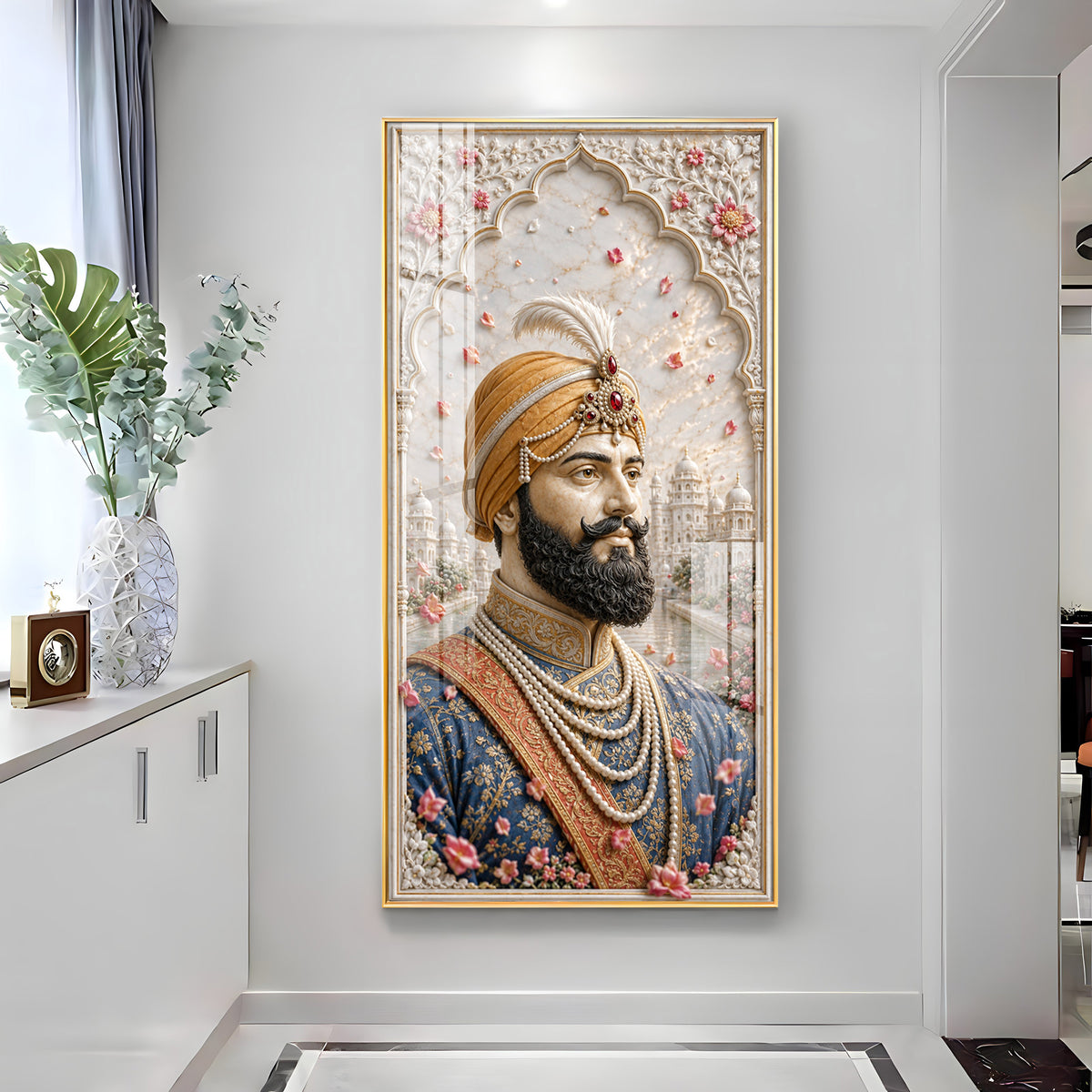 Sri Guru Gobind Singh Ji Premium Acrylic Vertical Wall Art
