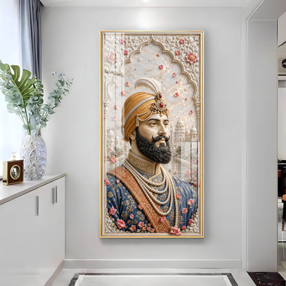 Sri Guru Gobind Singh Ji Premium Acrylic Vertical Wall Art