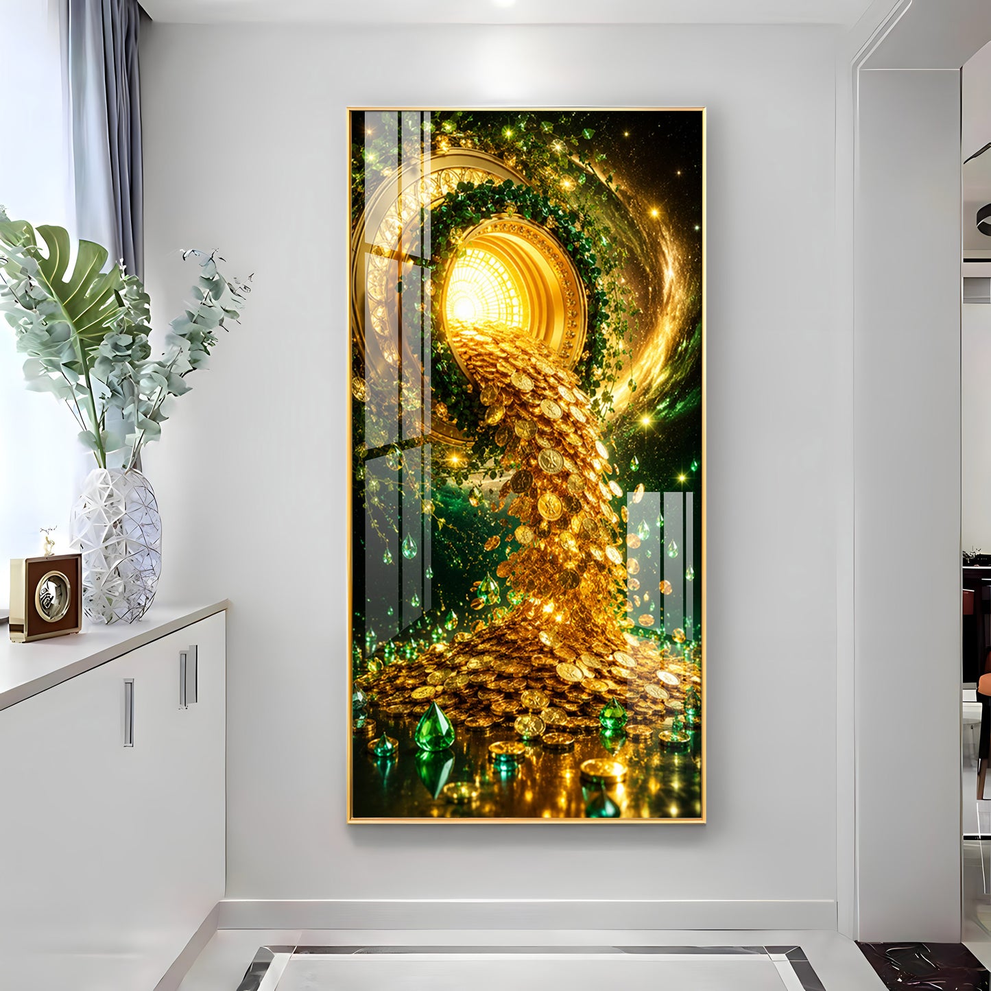 Portal Of Wealth Premium Acrylic Vertical Wall Art