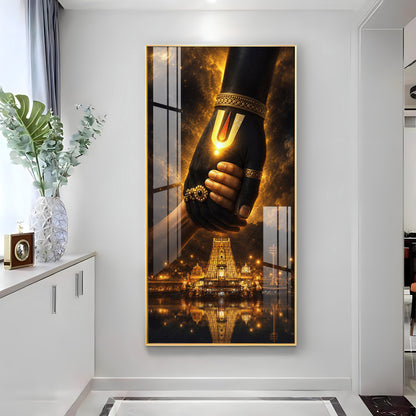 God Hand Of Spiritual Salvation Premium Acrylic Vertical Wall Art
