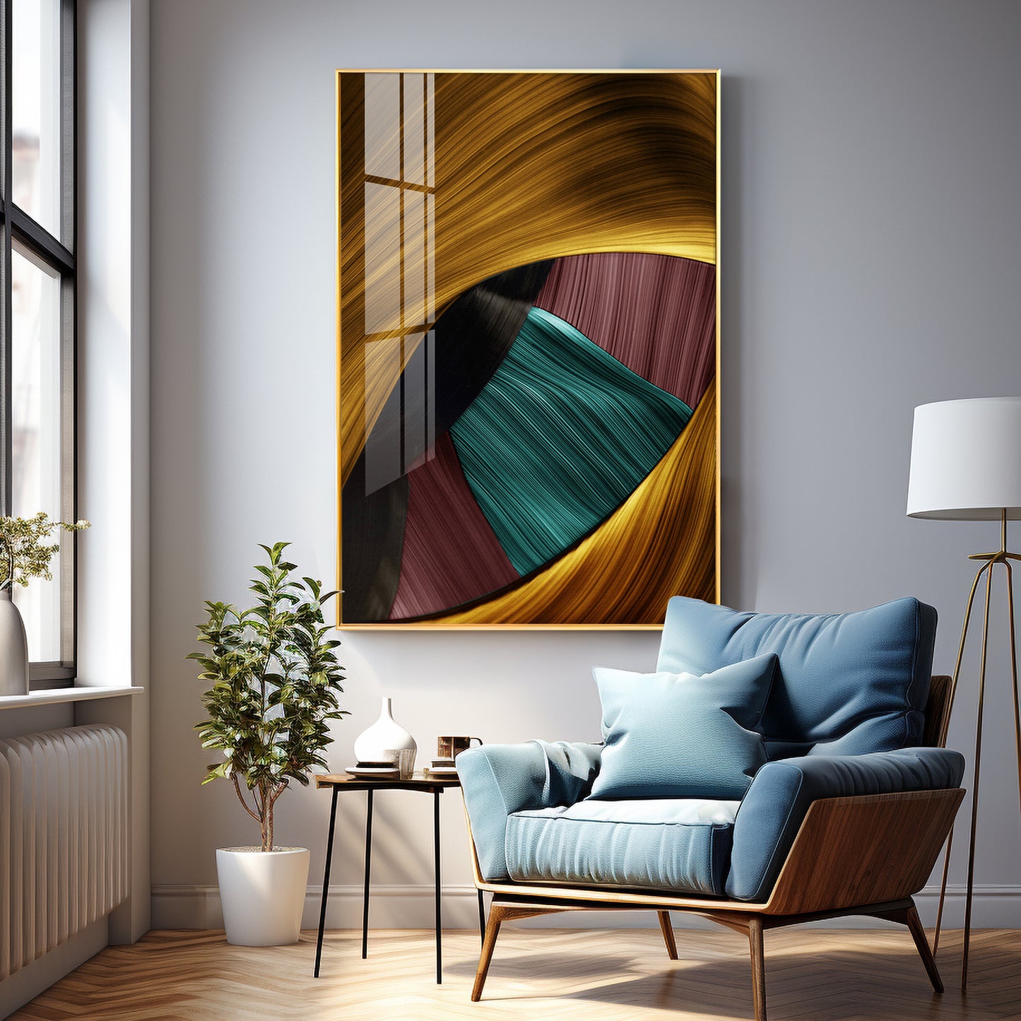 Vivid Visions Premium Acrylic Vertical Wall Art