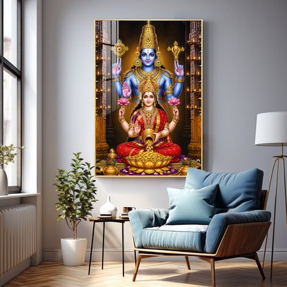 Lord Venkateswara Swamy Premium Acrylic Vertical Wall Art