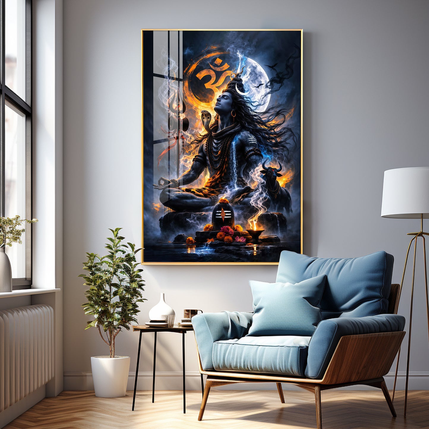 Shambhu Premium Acrylic Vertical Wall Art