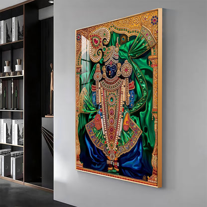 Lord Dwarkadhish Premium Acrylic Vertical Wall Art