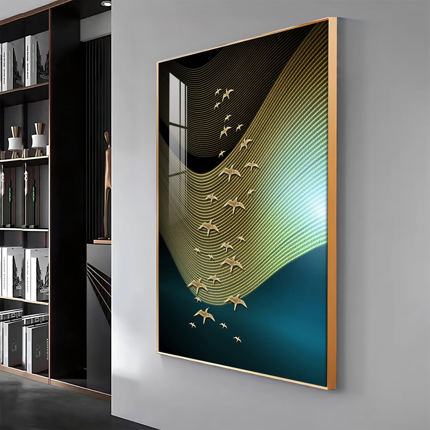 Wave of Wings Premium Acrylic Vertical Wall Art
