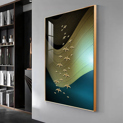 Wave of Wings Premium Acrylic Vertical Wall Art