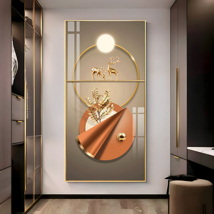 Hallway Elegance Premium Acrylic Vertical Wall Art
