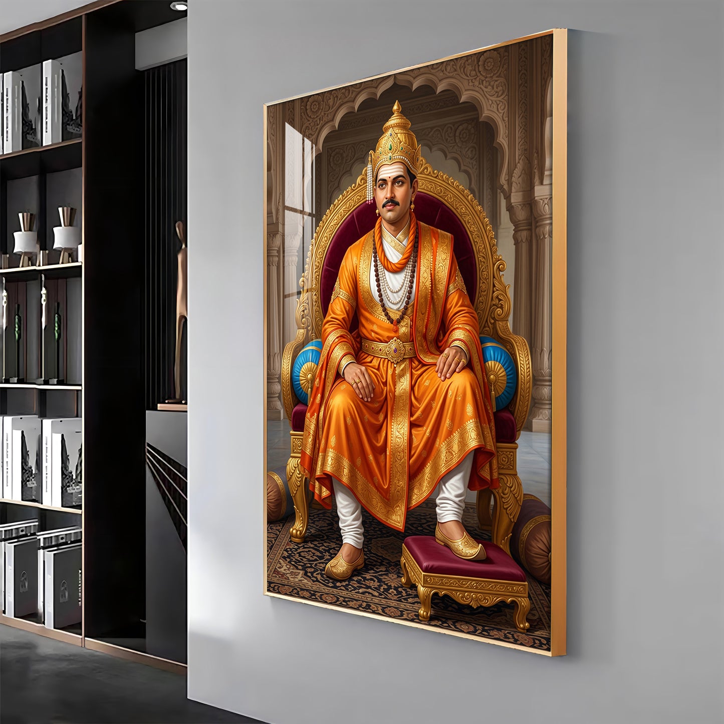 Shri Basavanna Premium Acrylic Vertical Wall Art