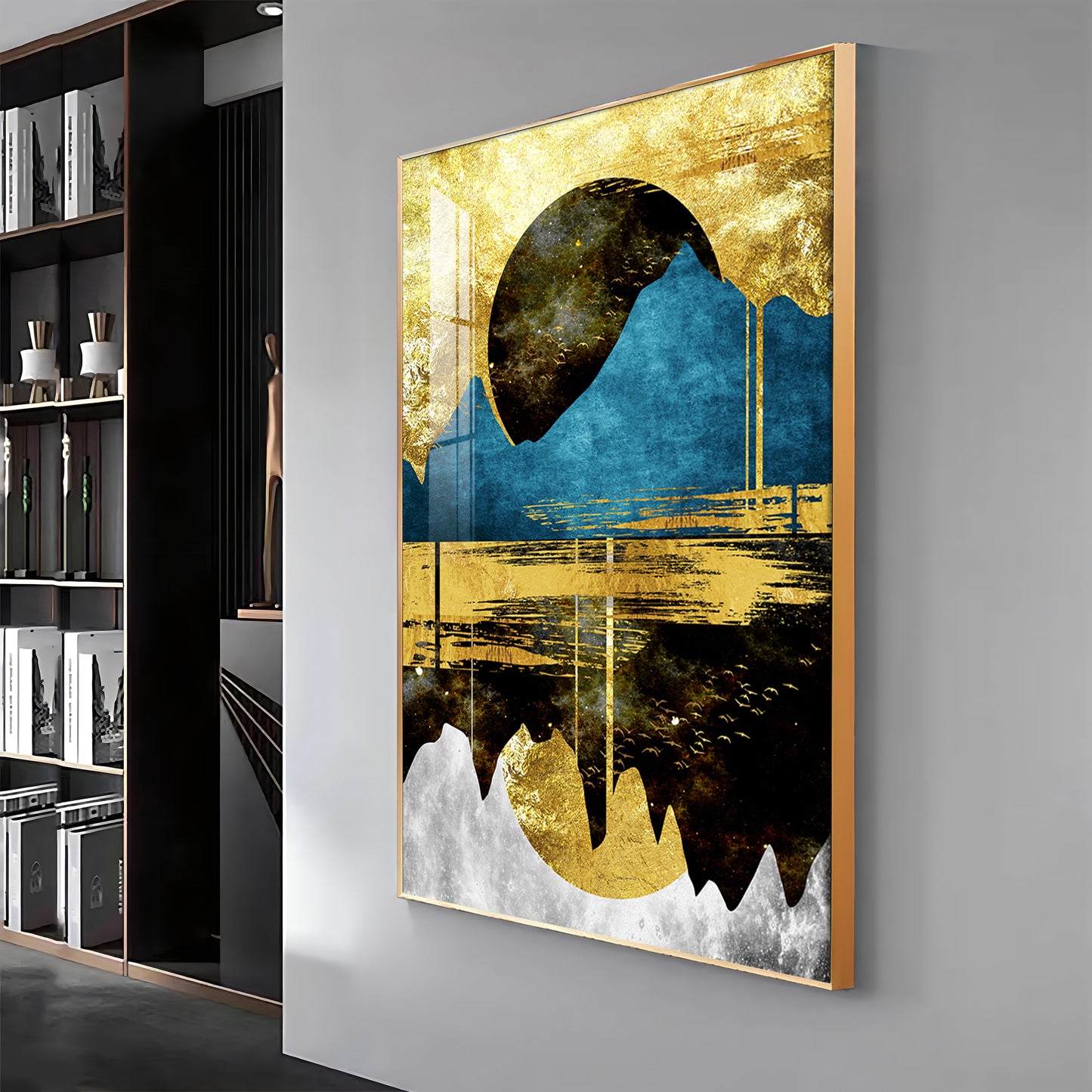Mountain Glow Premium Acrylic Vertical Wall Art