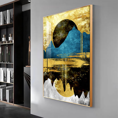 Mountain Glow Premium Acrylic Vertical Wall Art