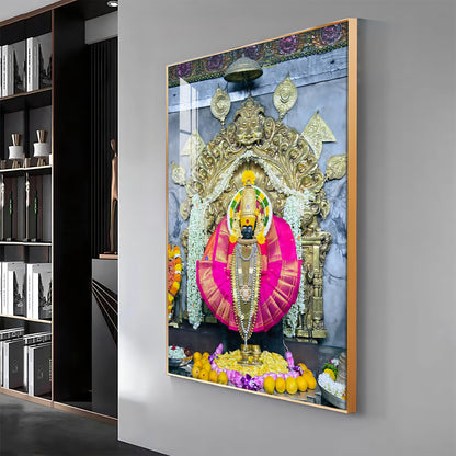 Shree Ambabai Premium Acrylic Vertical Wall Art