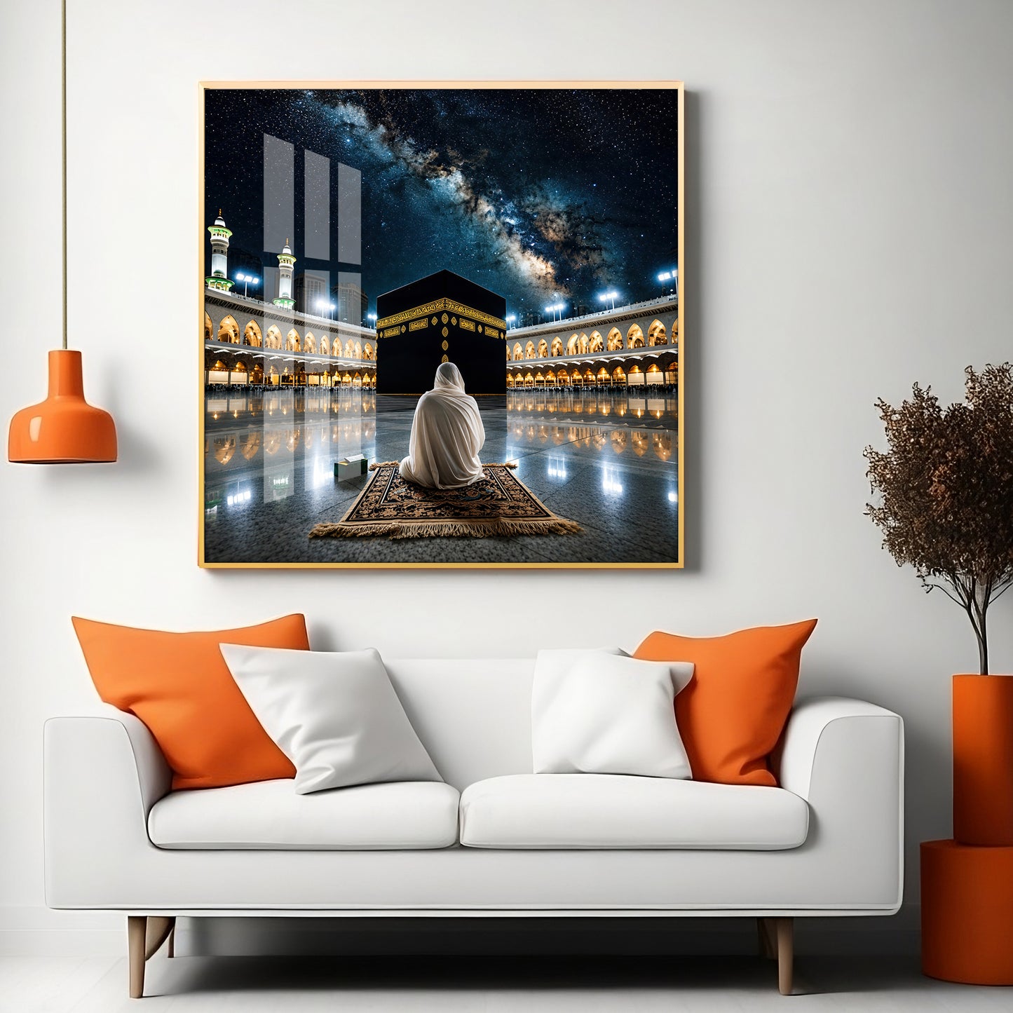 Kaaba Mecca Premium Acrylic Square Wall Art