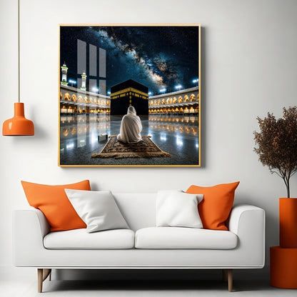 Kaaba Mecca Premium Acrylic Square Wall Art