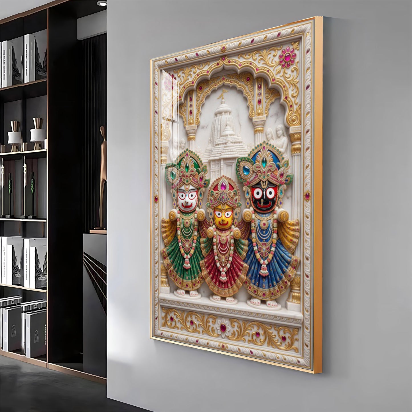Lord Of Jagannath Puri Premium Acrylic Vertical Wall Art