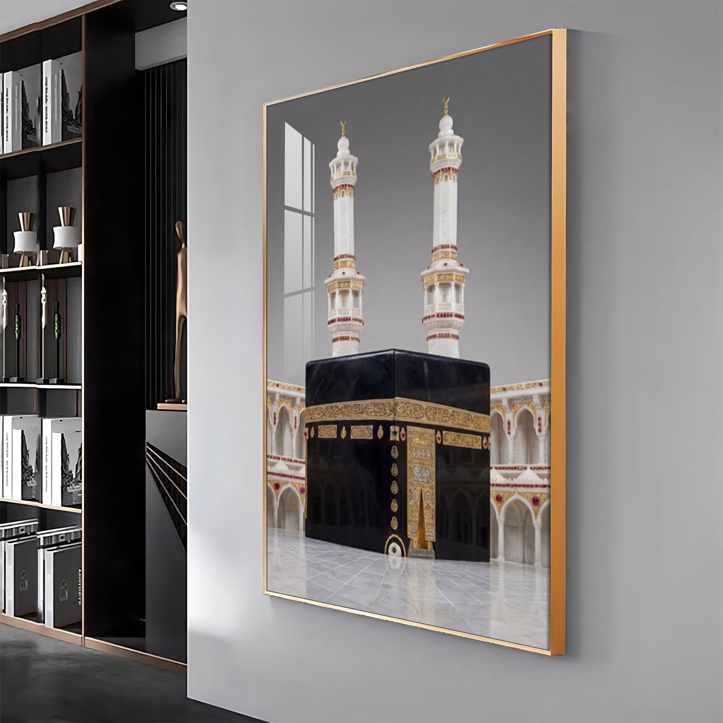 Subhaan Allah Khana Kaba Premium Acrylic Vertical Wall Art