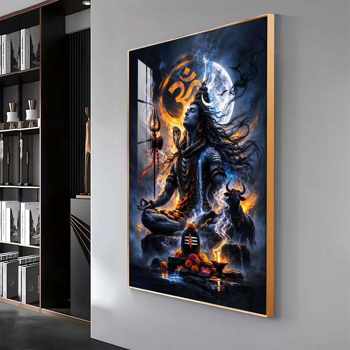 Shambhu Premium Acrylic Vertical Wall Art
