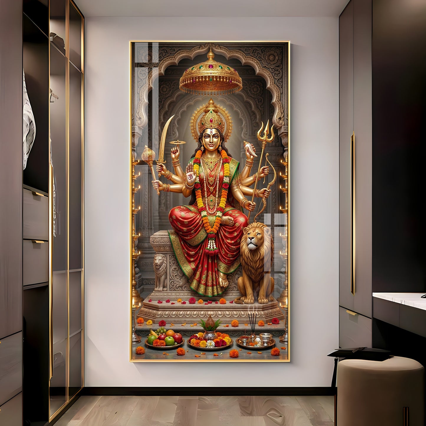 Goddess of Strength Premium Acrylic Vertical Wall Art