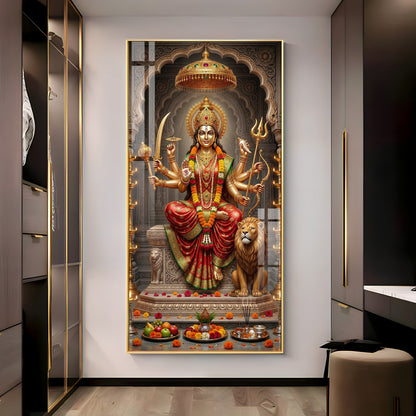 Goddess of Strength Premium Acrylic Vertical Wall Art