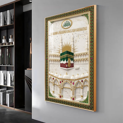 Holy Kaaba Premium Acrylic Vertical Wall Art