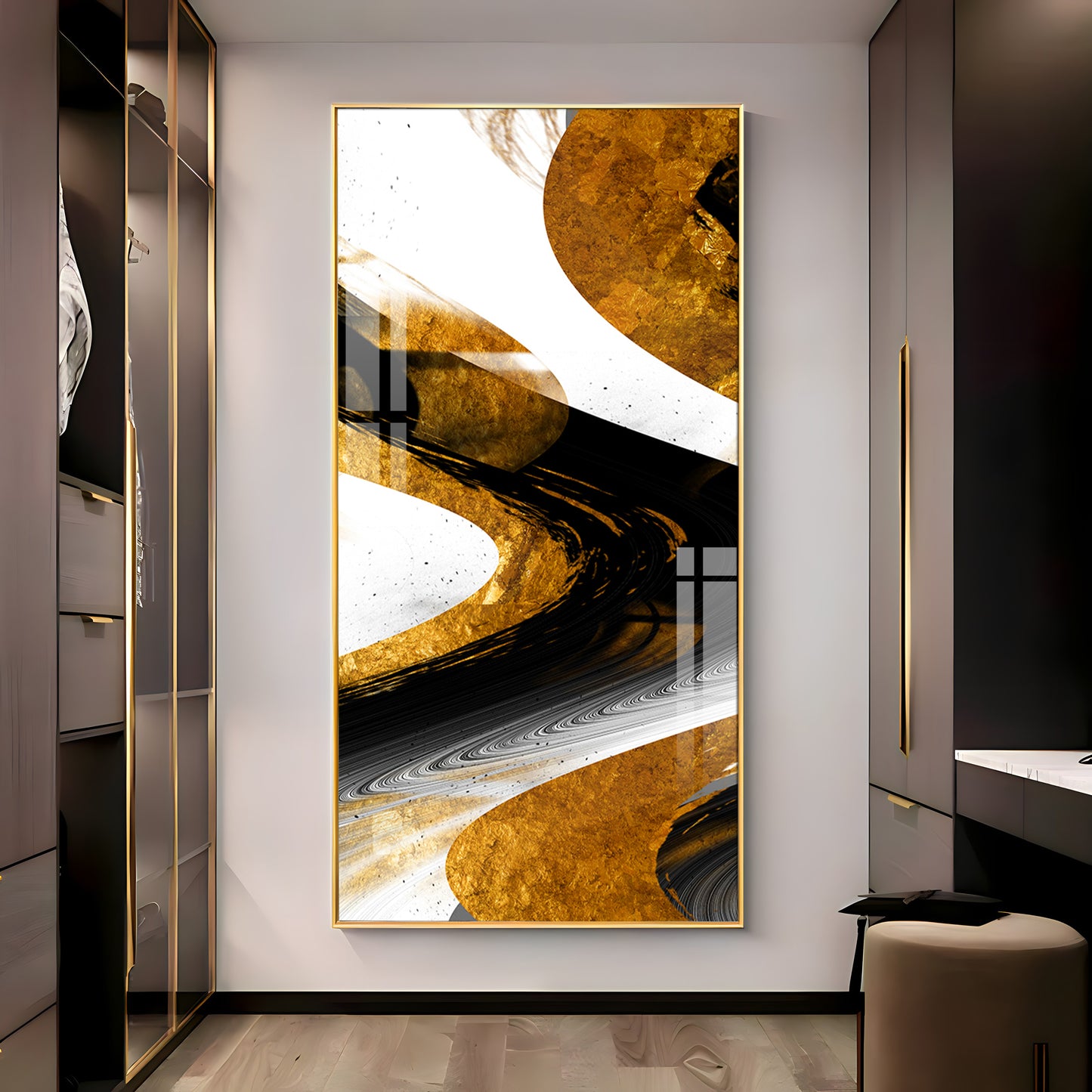 Modern Muse Canvas Premium Acrylic Vertical Wall Art