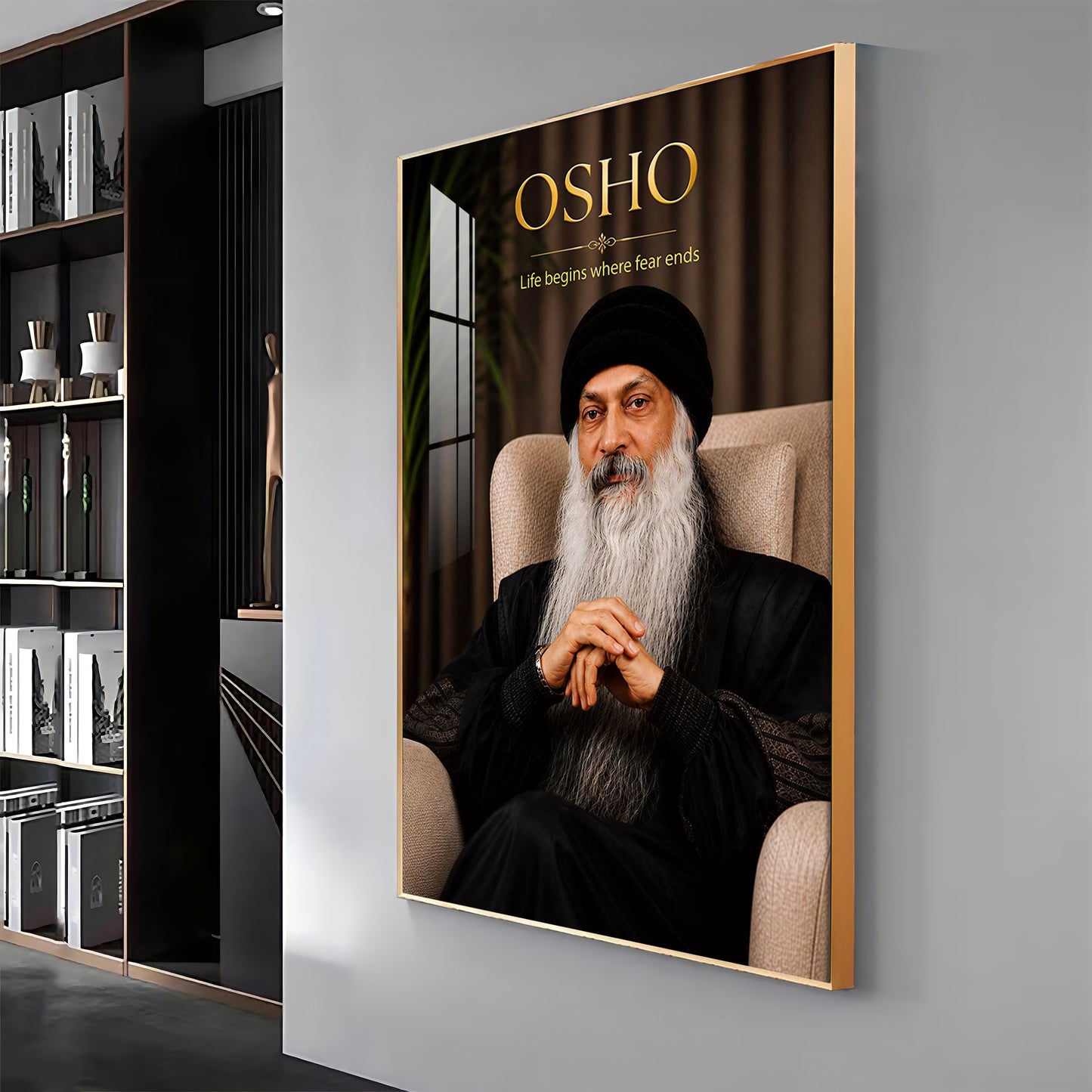 Osho Premium Acrylic Vertical Wall Art