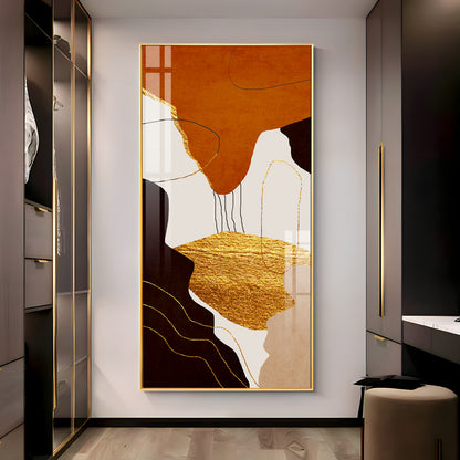 Eternal Waves Modern Abstract Premium Acrylic Vertical Wall Art