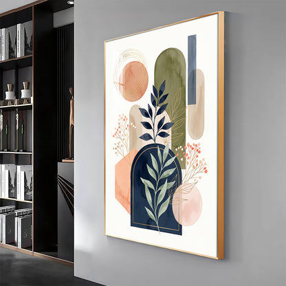 Boho Botanical Arches Premium Acrylic Vertical Wall Art