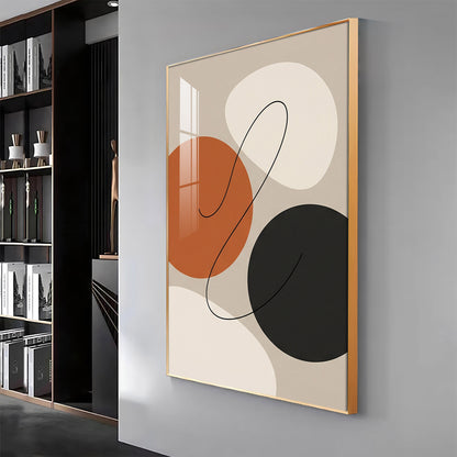 Circle Symphony Premium Acrylic Vertical Wall Art