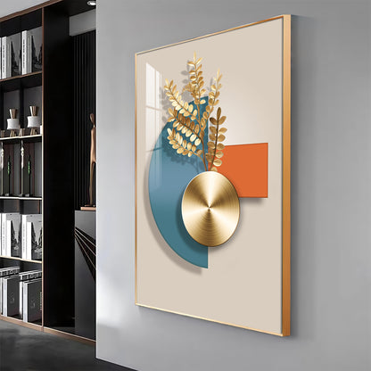 Blue Sphere Sentinel Premium Acrylic Vertical Wall Art