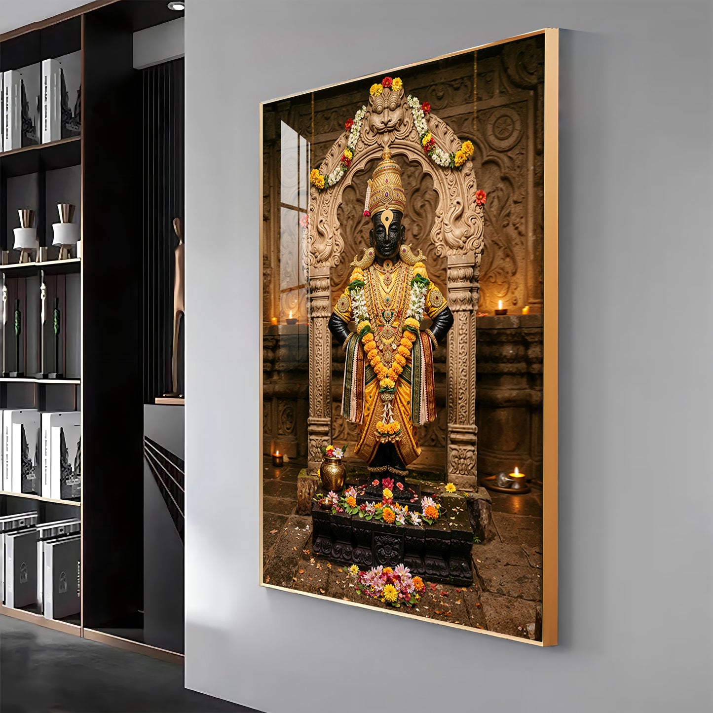 Pandurang Vittha Premium Acrylic Vertical Wall Art