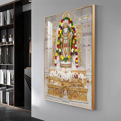 Divine Ram Lalla Premium Acrylic Vertical Wall Art
