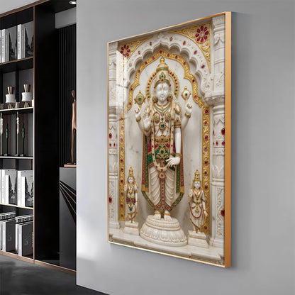 Spiritual Hindu Lord Premium Acrylic Vertical Wall Art