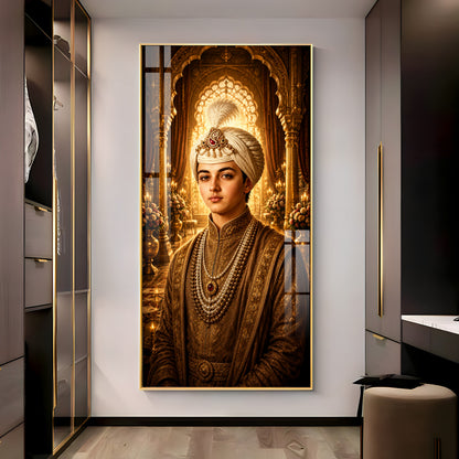 Sri Guru Harkrishan Sahib Ji Premium Acrylic Vertical Wall Art