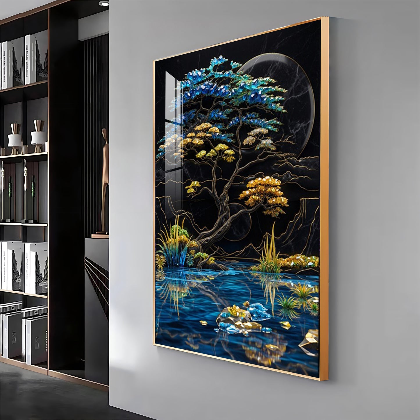 Nature's Embrace Tree Premium Acrylic Vertical Wall Art