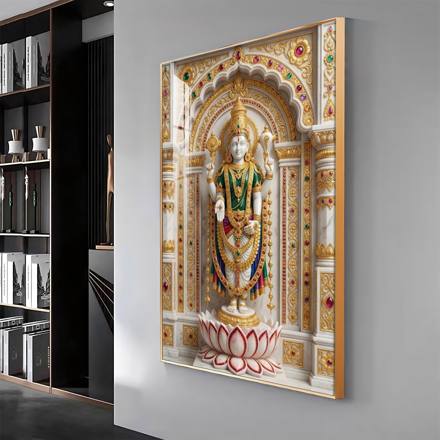 Divine Tirupati Bala Ji Premium Acrylic Vertical Wall Art