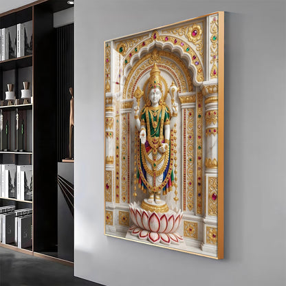 Divine Tirupati Bala Ji Premium Acrylic Vertical Wall Art