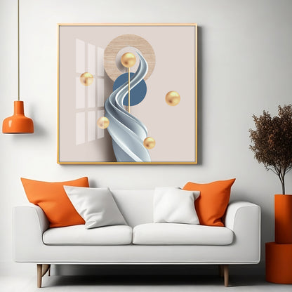 Modern Minimalist Geometric Premium Acrylic Square Wall Art