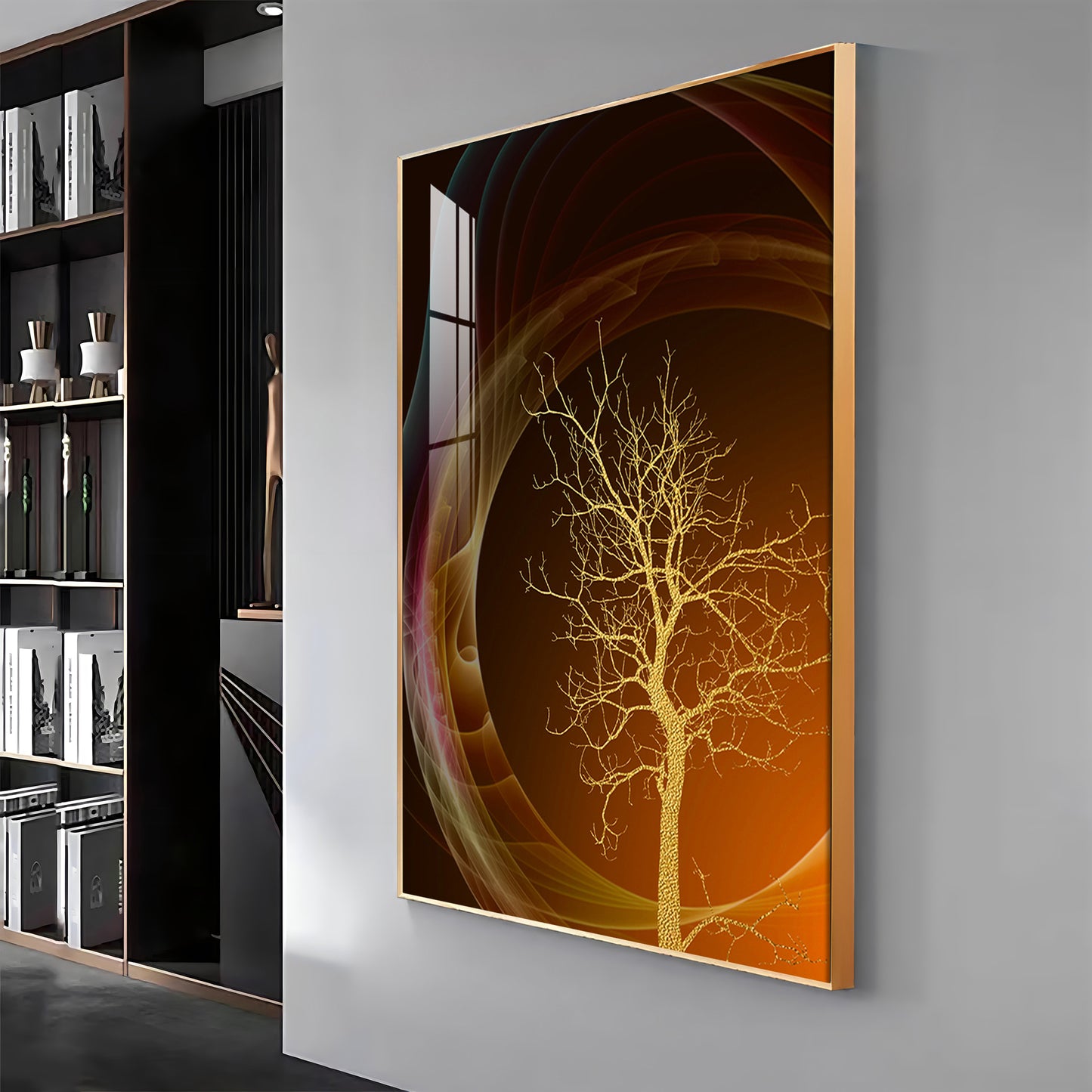 Bare Tree Premium Acrylic Vertical Wall Art