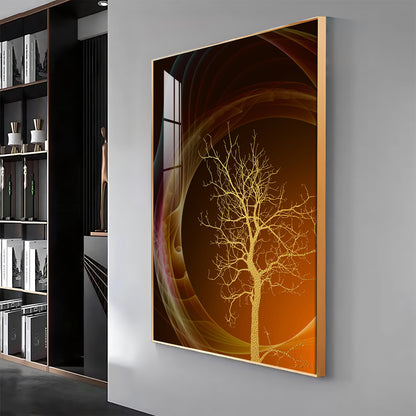 Bare Tree Premium Acrylic Vertical Wall Art