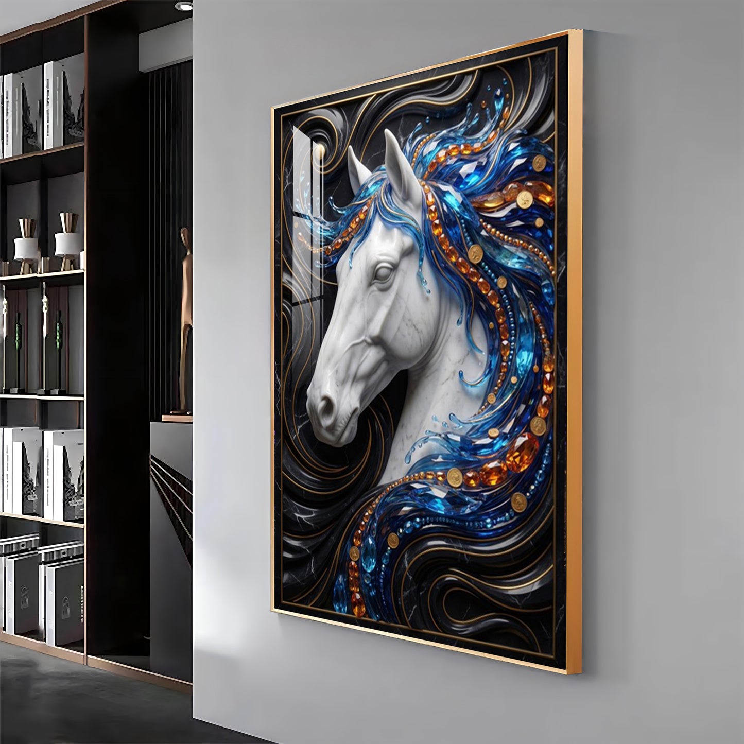 Mystic Horse Premium Acrylic Vertical Wall Art