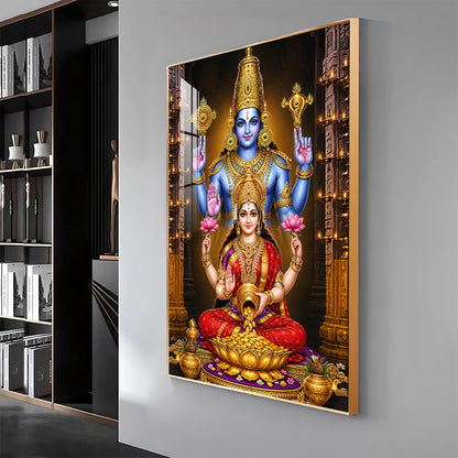 Lord Venkateswara Swamy Premium Acrylic Vertical Wall Art
