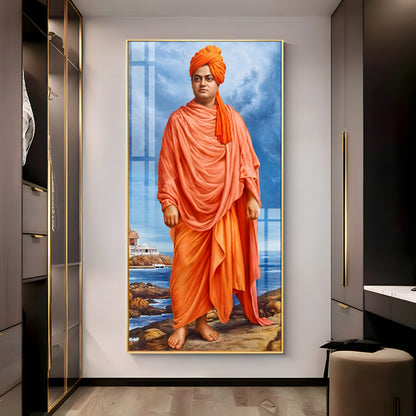 Swami Vivekananda Premium Acrylic Vertical Wall Art