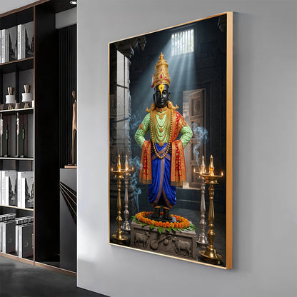 Lord Panduranga Premium Acrylic Vertical Wall Art