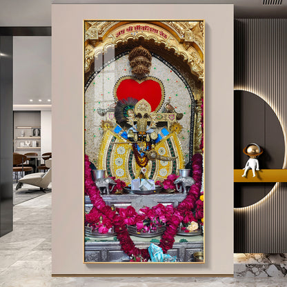Shri Sanwaliya Seth Ji Premium Acrylic Vertical Wall Art