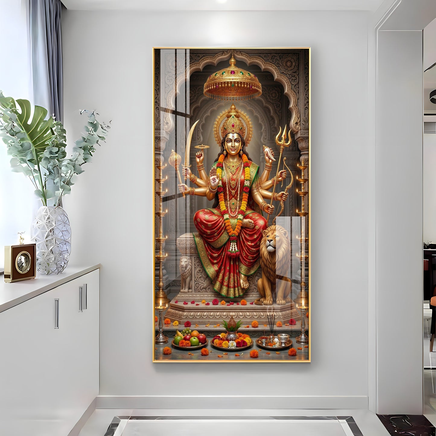 Goddess of Strength Premium Acrylic Vertical Wall Art