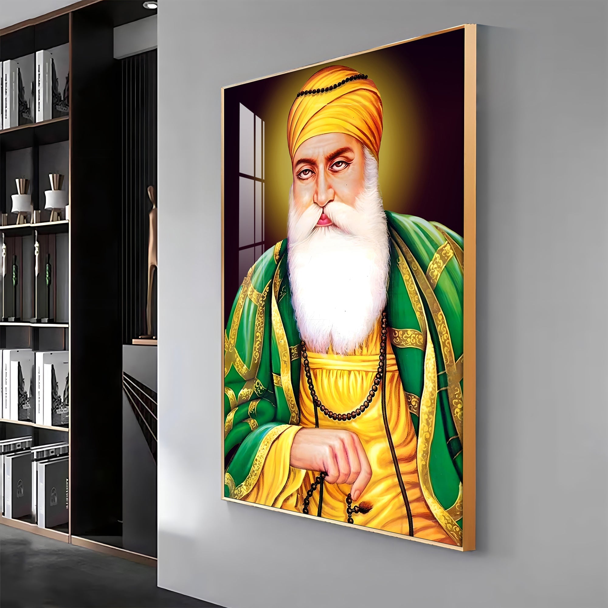Guru Nanak Ji Premium Vertical Acrylic Wall Art - The Next Decor