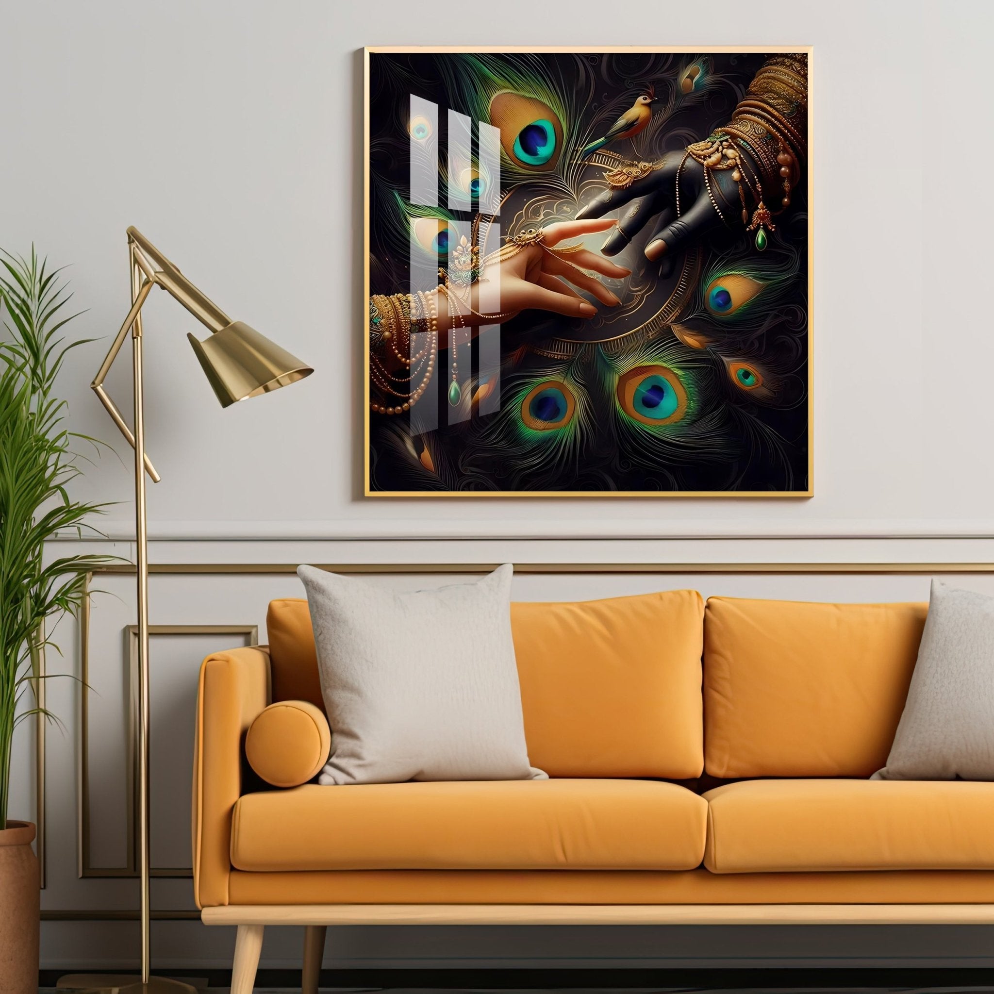 Hands of Elegance Premium Acrylic Square Wall Art - The Next Decor